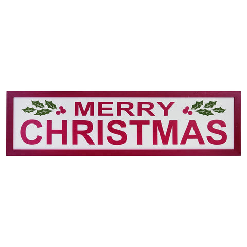 Wood Merry Christmas Sign