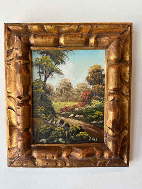 Original Vintage Landscape Painting