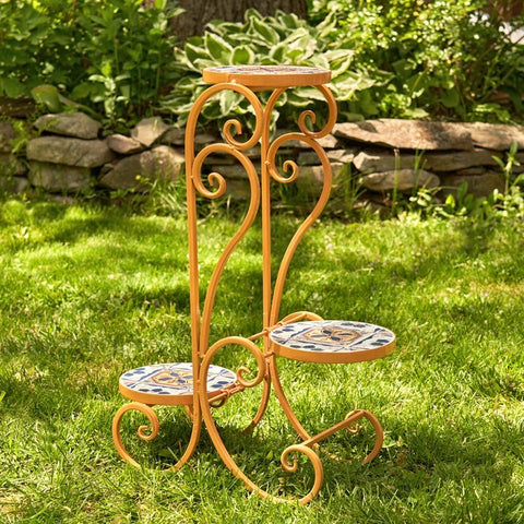 Santa Fe Mosaic Plant Stand