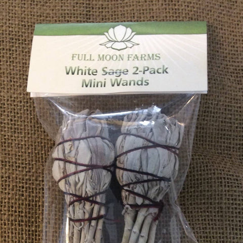 White Sage Mini Wands - 2 Pack
