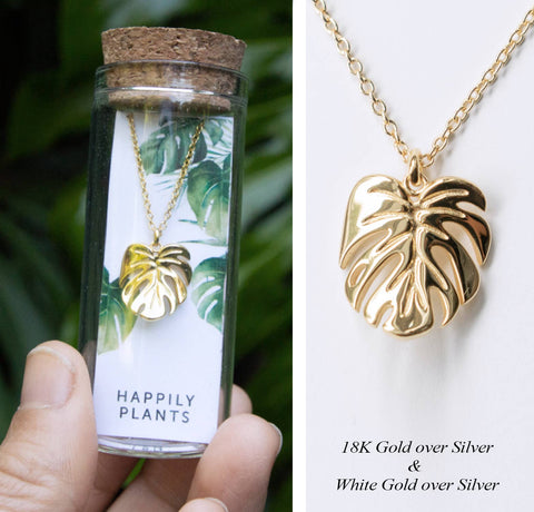 Monstera Deliciosa Necklace