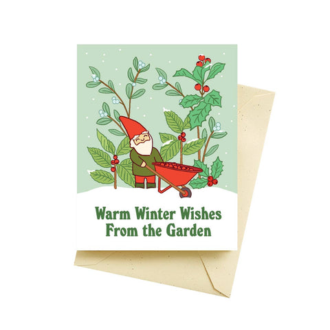 Gnome Garden Holiday Cards