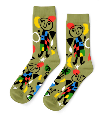 Miró Men's Socks - Museum Art Lover Gift