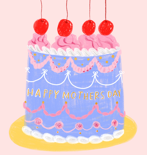 Cake for Mom - Mother's Day Card