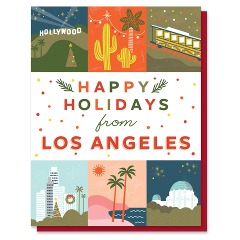 Los Angeles Grid Holiday Card