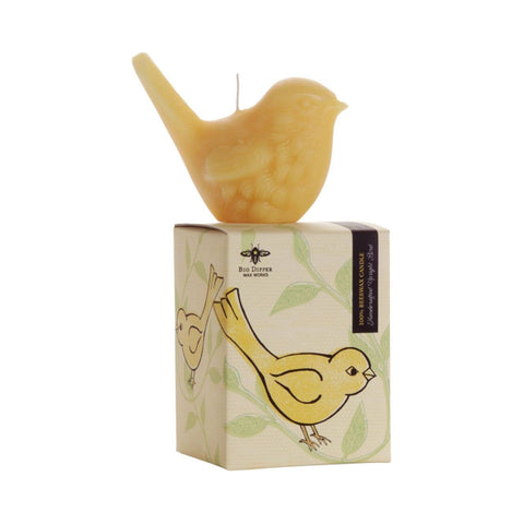 Beeswax Song Bird Candle