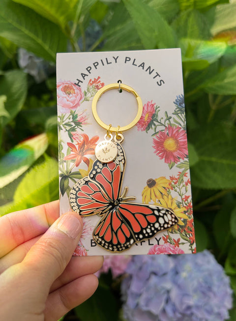 Monarch Butterfly Keychain