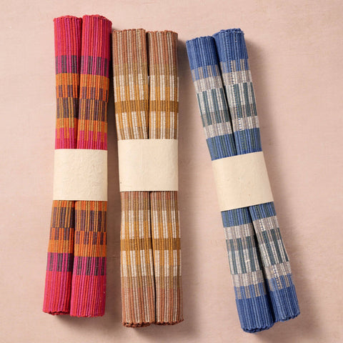 Khana Handloomed Cotton Placemat - Set of 2