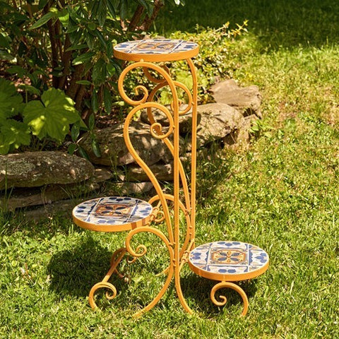 Santa Fe Mosaic Plant Stand