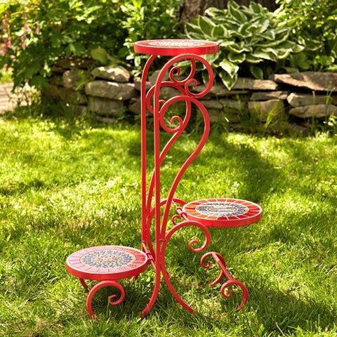 Paris Mosaic Plant Stand