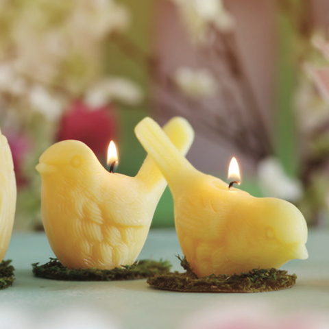 Beeswax Song Bird Candle