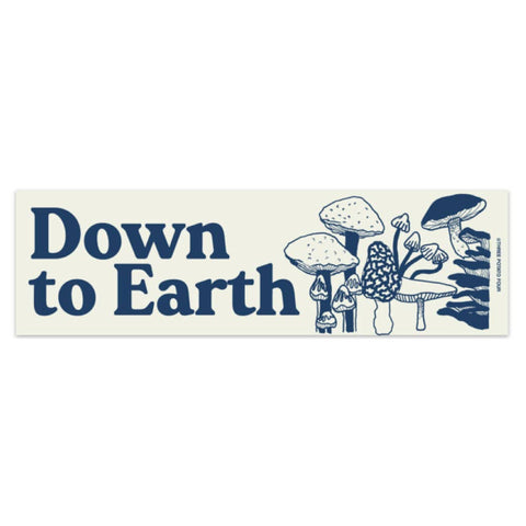 Down To Earth (Mushroom Field) Bumper Magnet