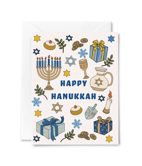 Happy Hanukkah Boxed Notes