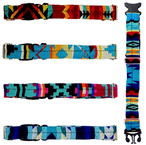 Tribal Pattern Ecuadorian Dog Collar