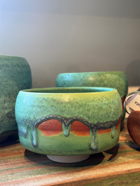 Lisa Barnet Handmade Ceramic Footed Planter