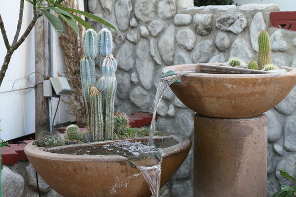 Concrete Cascade Fountains with Planters