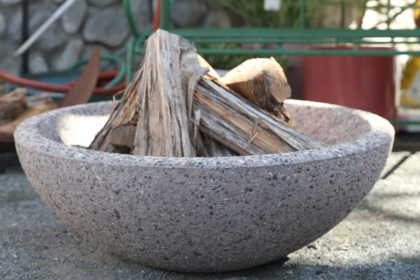 Concrete Wok Planter