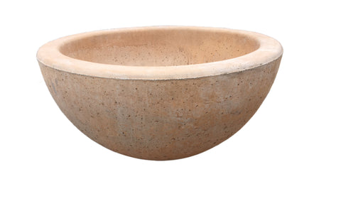 Concrete Bowl Planter