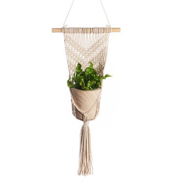 Small Cotton Woven Wall Planter
