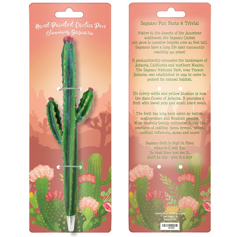 Prickly Pear & Saguaro Cactus Pen