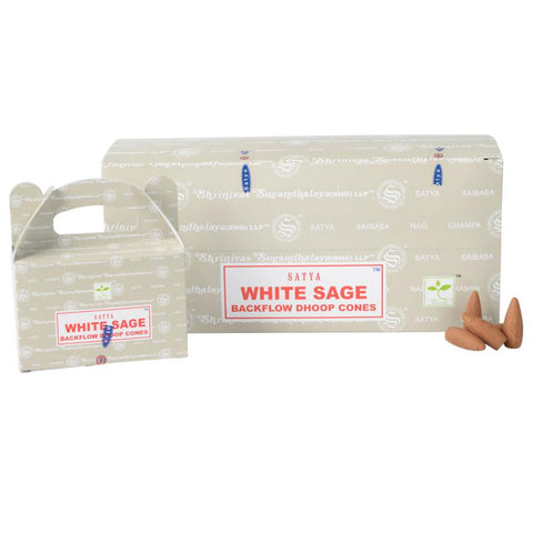 White Sage Backflow Cones