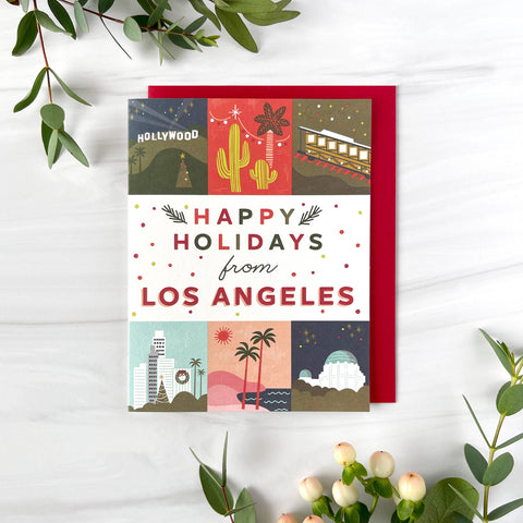 Los Angeles Grid Holiday Card