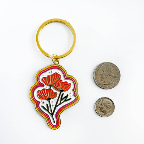 Poppy Magic Keychain