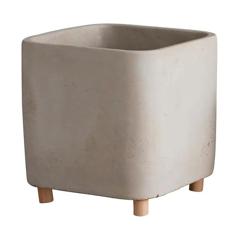 Lined Square Pot