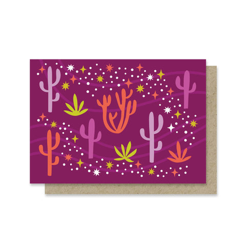 Desert Stars Mini Card