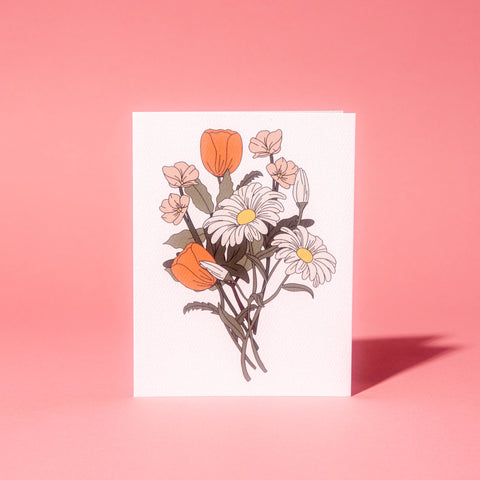 Flower Bouquet Card