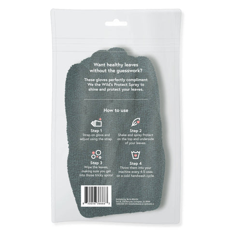 Microfiber Leaf Cleaning Gloves - Green