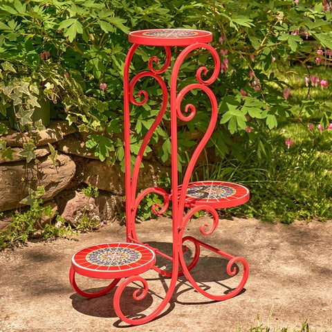 Paris Mosaic Plant Stand