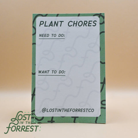 LITF "Plant Chores" Sticky Notes