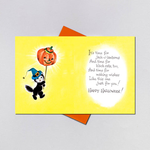 Kitten Witch - Halloween Card