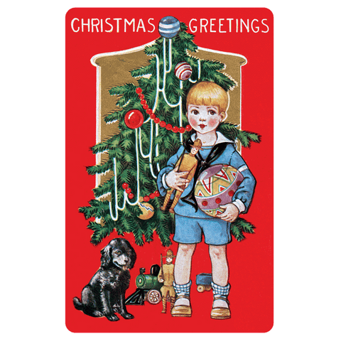 Vintage Christmas - Holiday Sticker Box