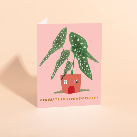 Casita Begonia - Greeting Card