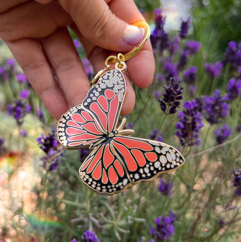 Monarch Butterfly Keychain