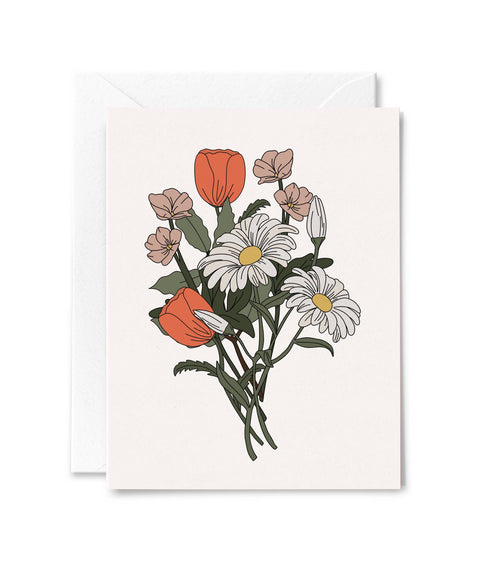 Flower Bouquet Card