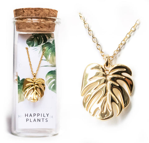 Monstera Deliciosa Necklace