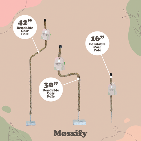 Original Bendable Coir Pole™ - Climbing Plants