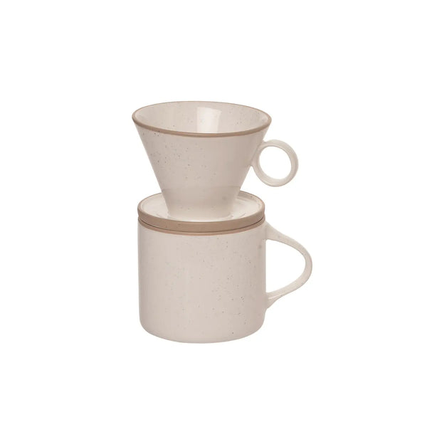 Stoneware Pour Over Coffee Drip with Mug