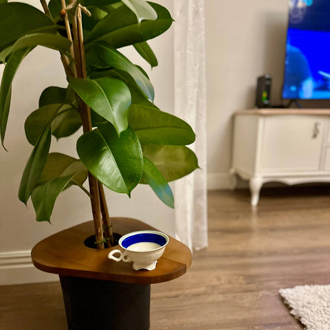Wood Planter Cover Table