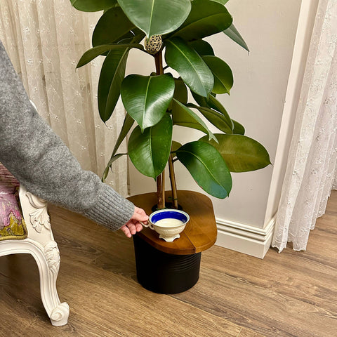 Wood Planter Cover Table