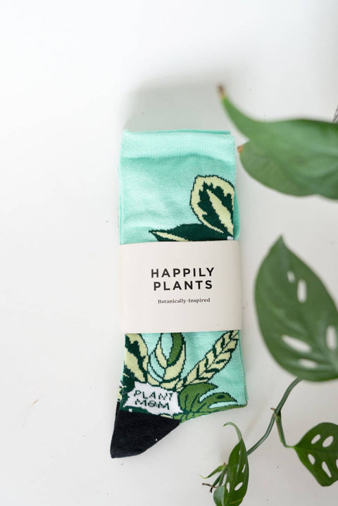 Plant Lover Mom Socks