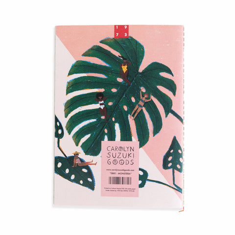 Monstera - Canvas Notebook