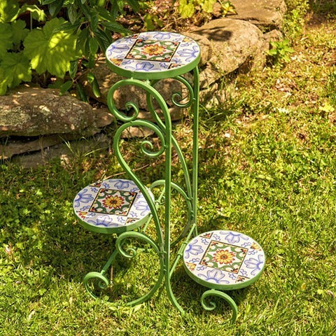 Sydney Mosaic Plant Stand