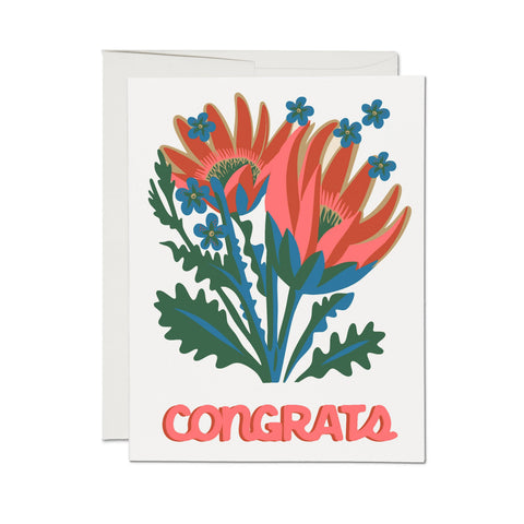 Congrats Utah Flower Card