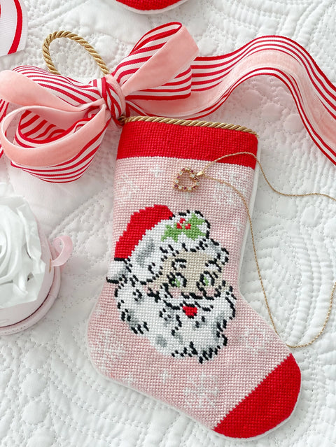 Vintage Santa in Pink