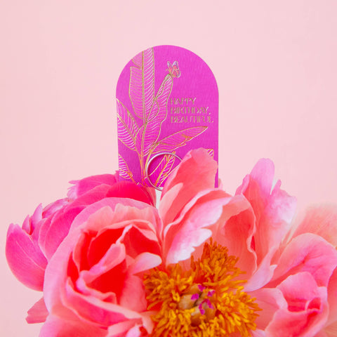 Happy Birthday Beautiful - Mini Card