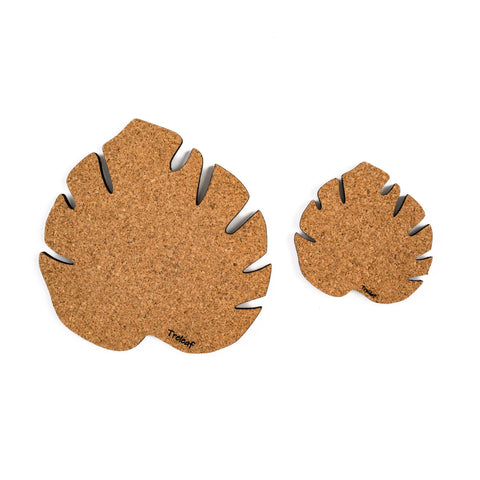 Kostr™ - Monstera Shaped Cork Pot Coaster